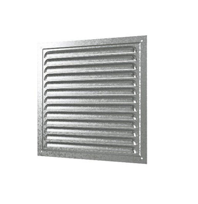 Grille De Ventilation En Plastique D/150 RW Classic 150x150mm Blanc Avec Moustiquaire
