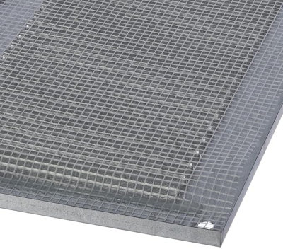 Galvanized Steel Air Vent – Metal Ventilation Grille with Mesh