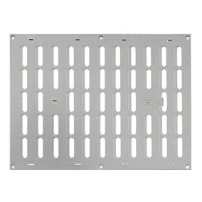 Galvanised Steel Air Vent Grille with Shutter 400mm x 300mm