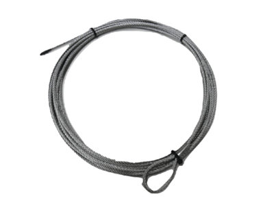 Galvanised Steel Wire Rope With Loops 5MM 7x19 (10M 7 x 19 Rigging Marine)