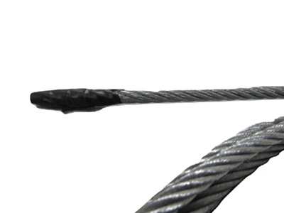 Galvanised Steel Wire Rope With Loops 5MM 7x19 (10M 7 x 19 Rigging Marine)