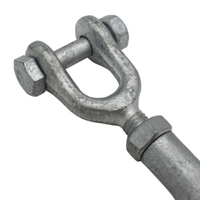 Galvanised Straining Rigging Screw Eye Jaw 38MM (1 1/2