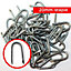 Galvanised U Nails 20mm Netting Fencing Staples for Chicken Wire / Mesh Fences 100pcs