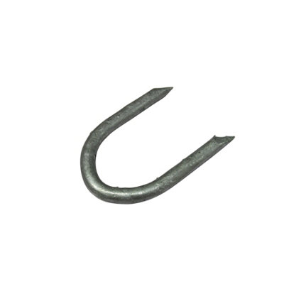 Galvanised U Nails Fencing Staples 3" X20 (U-Shaped Wire Fence Wooden Post Fasteners) - 5