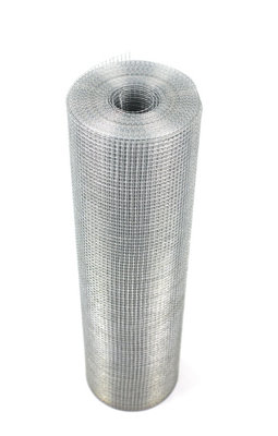 Galvanised Welded Wire Mesh 1/4" x 1/4" x 15m long Aviary Hutches (22g)