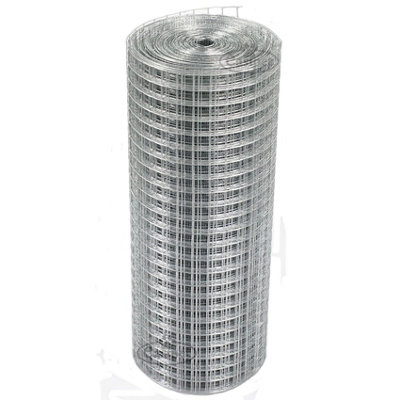 Galvanised Welded Wire Mesh 1 x1 Fence for Aviary Rabbit Hutch Chicken Run Coop 1in x 1in x 36in x 15m 19g