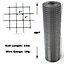 Galvanised Welded Wire Mesh for Aviary Fencing Bird Coop Hutch Mesh 1in x 1in x 48in x 15m (16g)