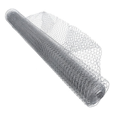 Galvanised Wire Chicken Mesh Fencing Cages Fence Pens 15m x 0.9m 13mm Hex