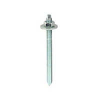 Galvanized Chemical Resin Anchor Bolt Threaded Rod Bar - Size M24x300mm - Pack of 1
