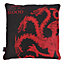 Game Of Thrones Cushion Targaryan Black/Red (One Size)