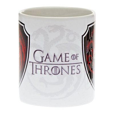 Game of Thrones Fire & Blood Targaryen Mug Red/Black/White (One Size)