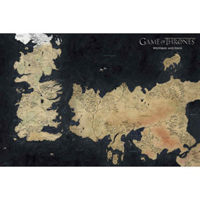 Game of Thrones Westeros Map 61 x 91.5cm Maxi Poster