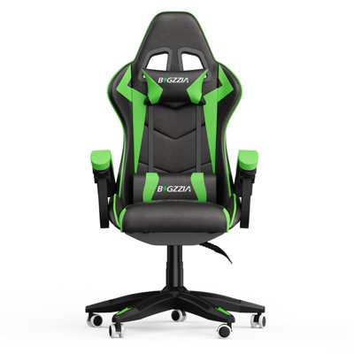 Black green gaming chair new arrivals