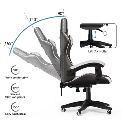 Ergonomic store racing chair