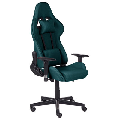 Gaming Chair Swivel WARRIOR Dark Green