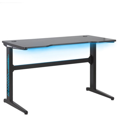 Gaming Desk 120 x 60 cm Black DORAN