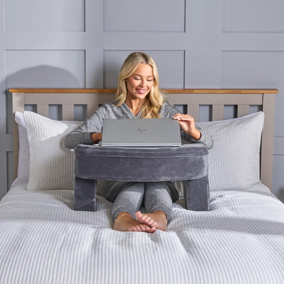 Gaming Desk Lap Pillow Cushion Laptop Table Tray Filled Plump Foam ...