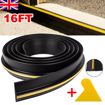 Garage Door Floor Threshold Weather Seal HEAVY DUTY RUBBER Draught Excluder UK