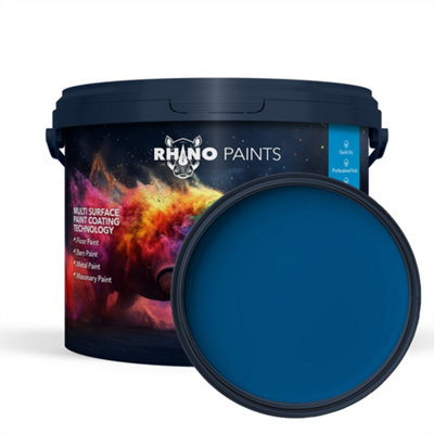 GARAGE FLOOR PAINT BLUE 10L EXTREMELY DURABLE QUICK 3 HOUR DRY TIME FROM RHINO PAINTS