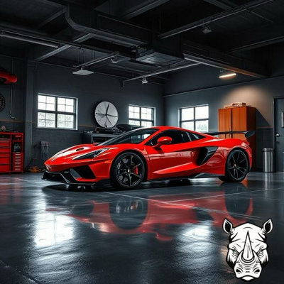 GARAGE FLOOR PAINT DARK GREY 10L  EXTREMELY DURABLE QUICK 3 HOUR DRY TIME FROM RHINO PAINTS  FREE NEXT WORKING DAY DELIVERY