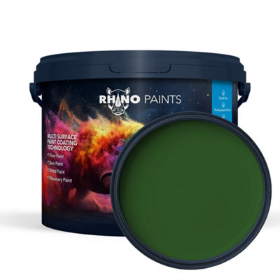 GARAGE FLOOR PAINT GREEN 10L EXTREMELY DURABLE QUICK 3 HOUR DRY TIME FROM RHINO PAINTS