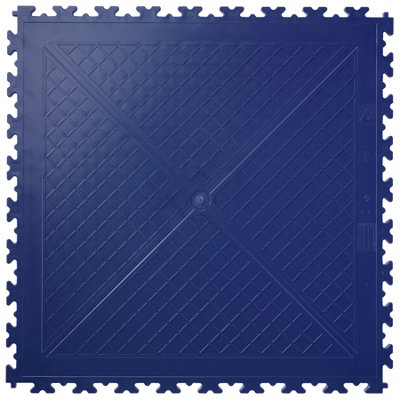 Garage Floor Tile Company X Joint 19m² Single Garage Bundle in Blue