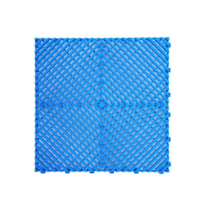 Garage Goals Superior Strength Electric Blue Vented Rib Tile Price Comparisons | Compare The Build