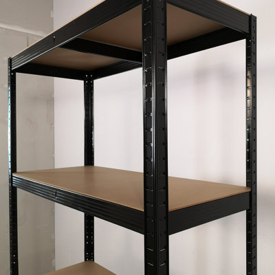 Garage Shelving 90cm Wide & 180cm High Heavy Duty 5 Tier Multipurpose ...