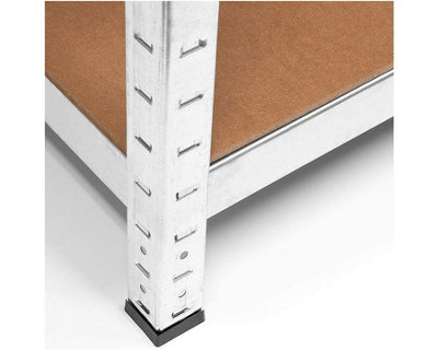 Garage Shelving 90cm Wide & 180cm High Heavy Duty 5 Tier Multipurpose Metal Racking Unit  / Warehouse Shelving Storage - 8