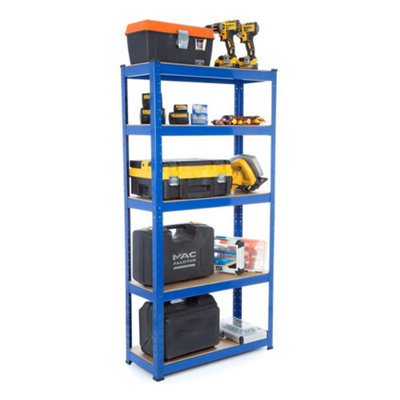 Garage Shelving Units / Racking 5 Levels 1500mm H x 750mm W x 300mm D