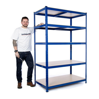 Garage Shelving Units / Racking 5 Levels 1800mm H x 1200mm W x 600mm D