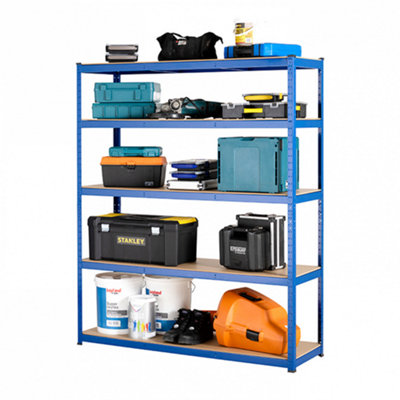 Garage Shelving Units / Racking 5 Levels 1800mm H x 1500mm W x 450mm D