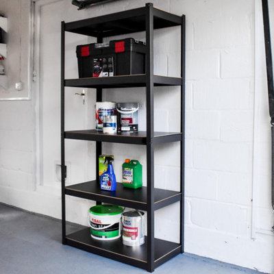 Garage Storage Shelf - 175kg Premium Heavy Duty Home Master Racking ...