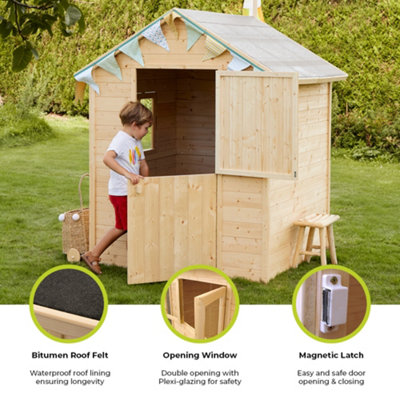 B&q wooden outlet playhouse