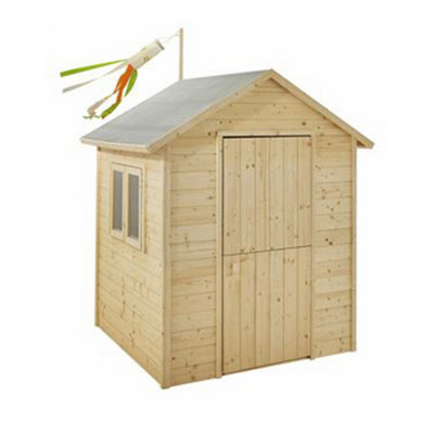 Garance Wooden Playhouse 5 x 4 - 6