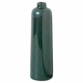 Garda Emerald Glazed Raine Vase - Ceramic - L15 x W15 x H50 cm - Green