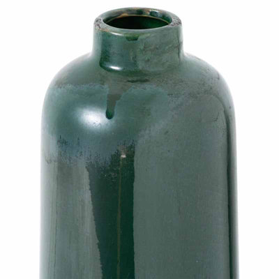Garda Emerald Glazed Raine Vase - Ceramic - L15 x W15 x H50 cm - Green