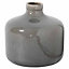Garda Glazed Chive Vase - Ceramic - L23 x W23 x H23 cm - Grey