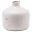 Garda Glazed Chive Vase - Ceramic - L23 x W23 x H23 cm - White
