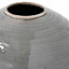 Garda Glazed Regola Vase - Ceramic - L37 x W37 x H38 cm - Grey