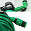 Garden 10m Hose Reel Watering Gun Compact Portable Hose Pipe Cart Sprayer