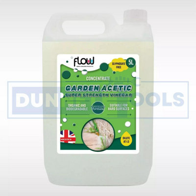 Garden Acetic Acid Concentrated Super Strength Vinegar Eco-Friendly Cleaning 5L