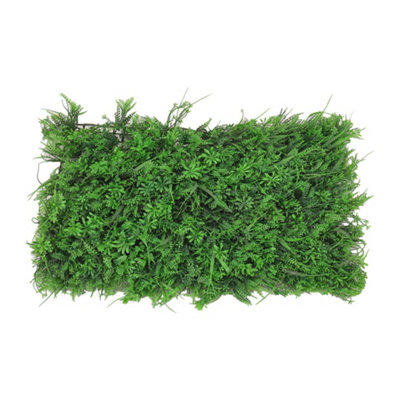 Garden Artificial Plant Wall Panel Faux Grass Wall Plants Backdrop Greenery Hedge 400 x 600 mm