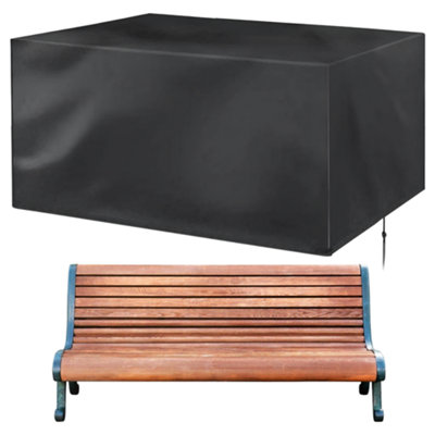 Garden Bench Cover 3 Seater Waterproof 162 x 66 x 90 cm Garden ...