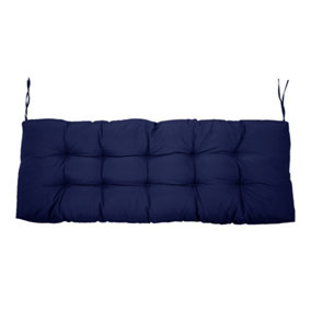 Garden Bench Swing Chair Seat Pad Cushion Rectangular Seat Pad for Indoor Ourdoor,Navy Blue