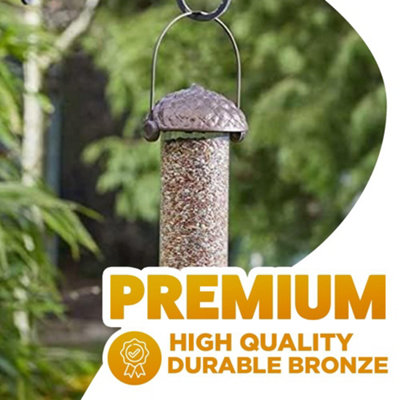 Garden Bird Peanut Feeder With Twist Top - 6