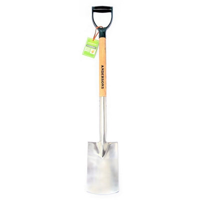 Garden Border Spade Stainless Steel With Ash Wood Shaft