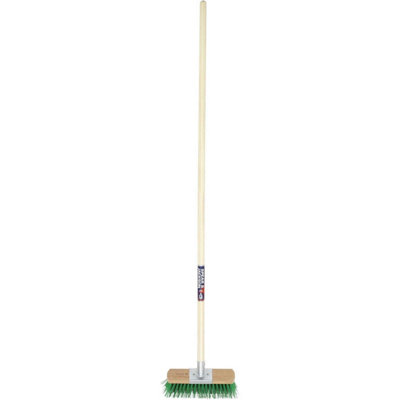 Garden Brush Natural with Weatherproofed, Brown & Green