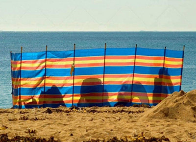 Garden Camping Wind Break Sun Shade - 4 Pole - 4