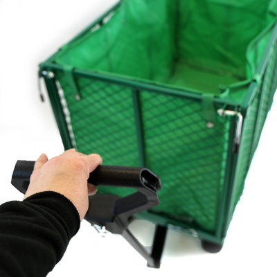Garden Cart Heavy Duty Trolley Festival Hand Truck Wagon 210L with Folding Sides - 4
